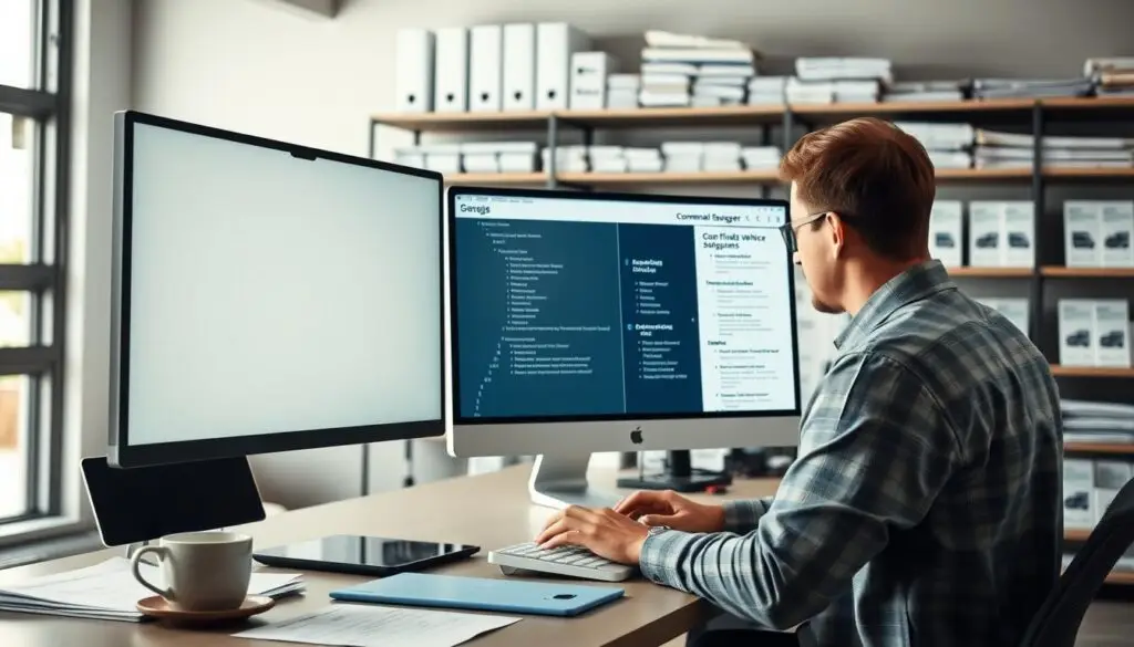 fleet manager research process for commercial vehicle service selection