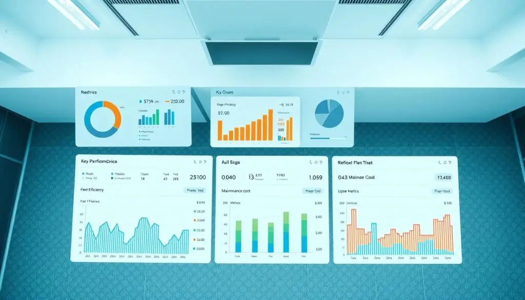 Comparison chart showing internal, competitive, industry, and functional fleet benchmarking approaches