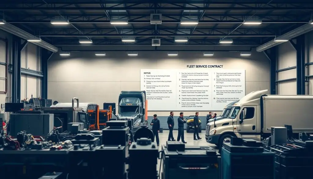 fleet service scope and maintenance agreements