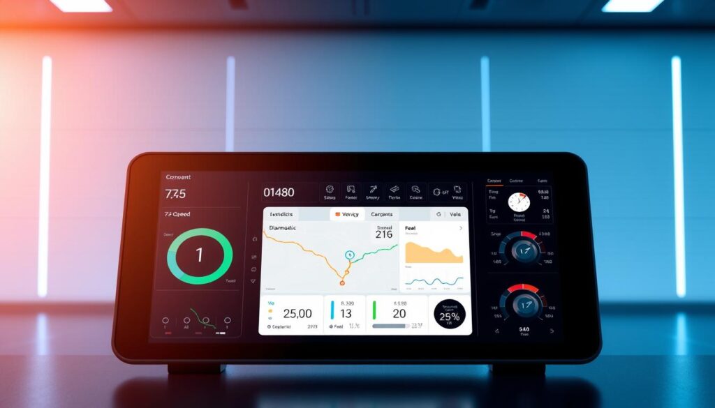 fleet telematics system dashboard showing vehicle data transmission