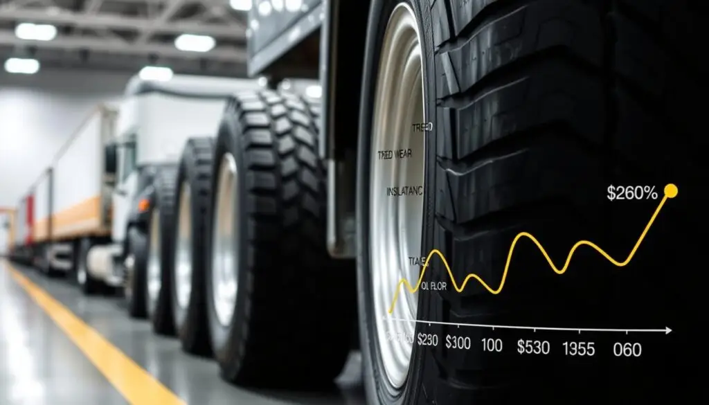 comprehensive breakdown of fleet tire expenses showing hidden costs beyond purchase price