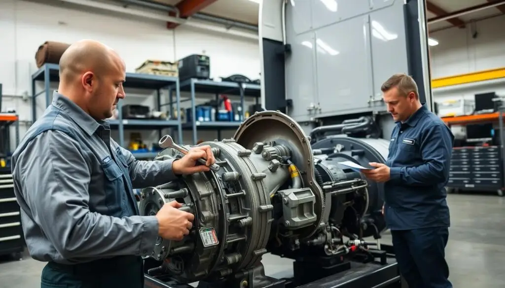heavy duty transmission maintenance