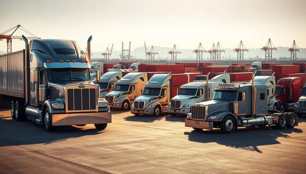 Heavy-duty truck market analysis chart displaying projected growth from $274 billion in 2025 to over $400 billion by 2032