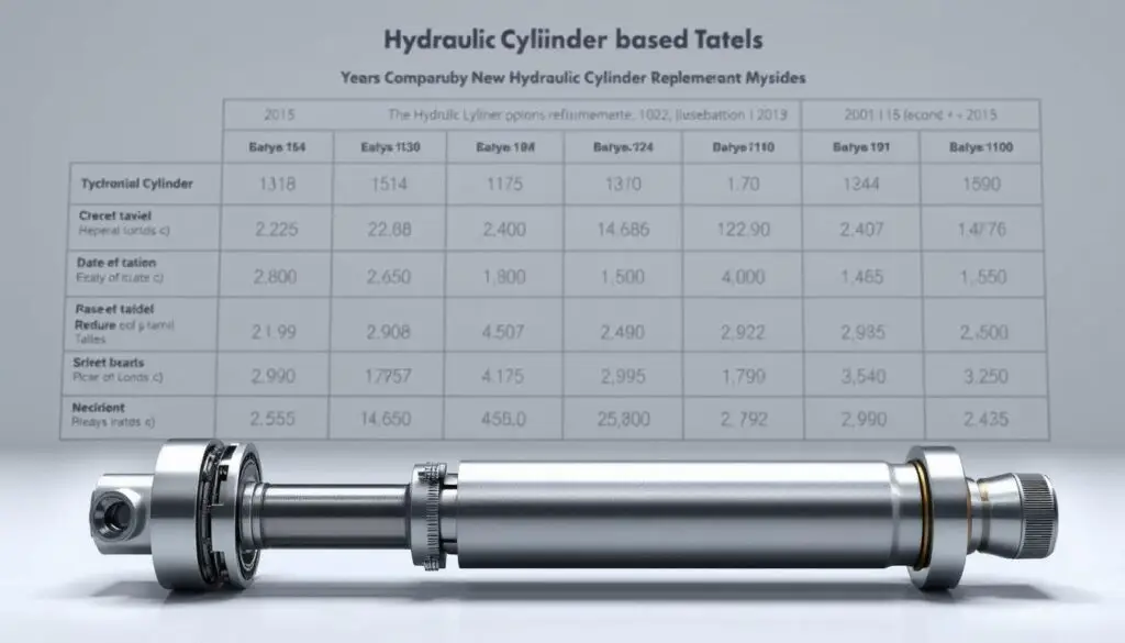 Comparison of OEM versus aftermarket hydraulic cylinder replacement costs