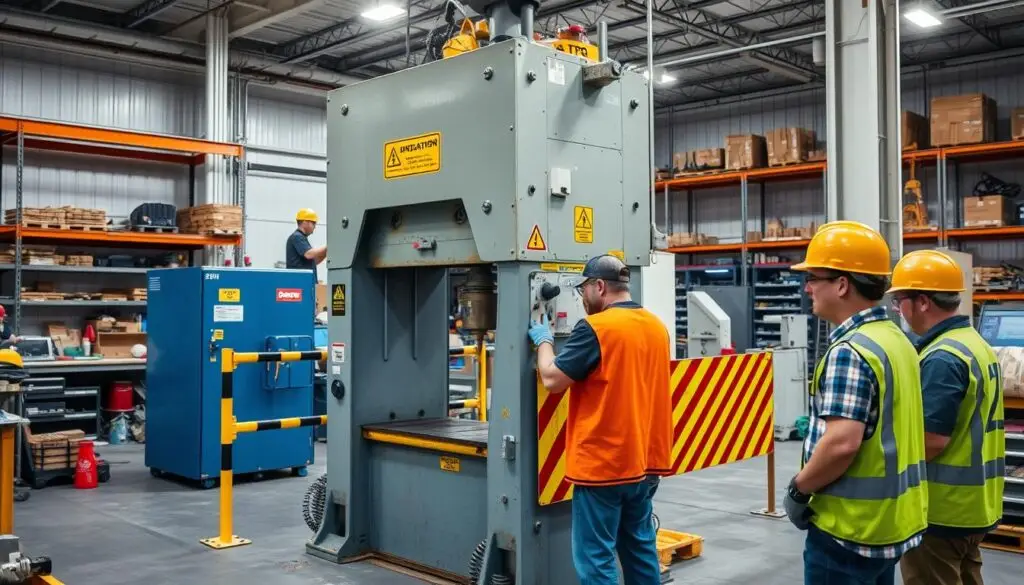 hydraulic press safety procedures