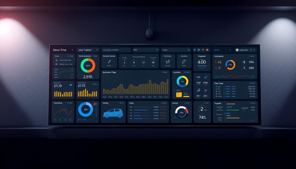 Labor time estimation software dashboard showing repair order details and automated time calculations