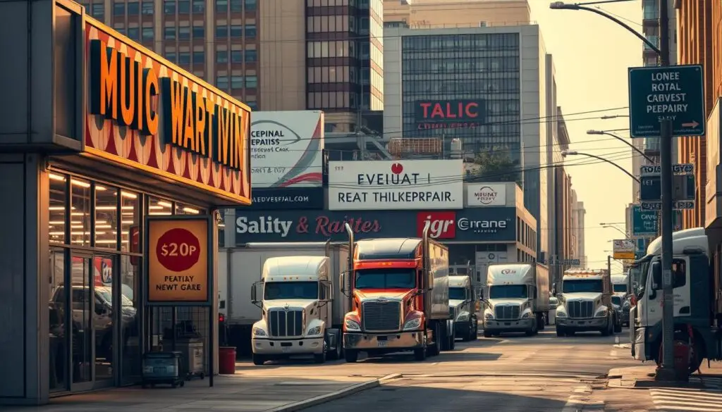 local search visibility for commercial truck repair services