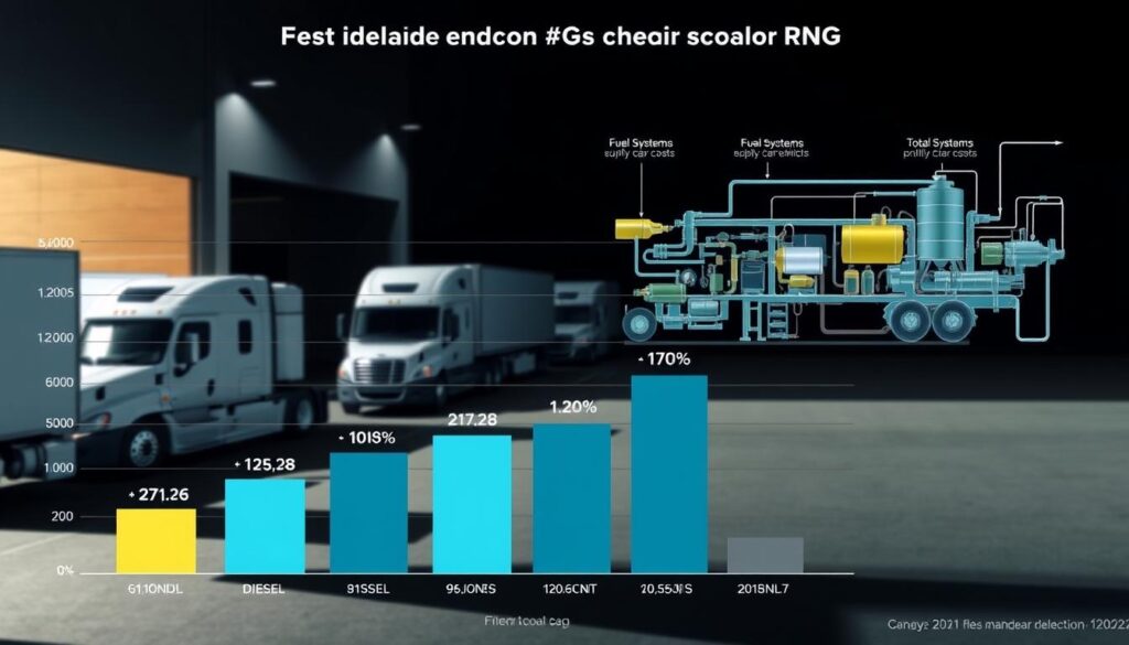 operational fuel cost comparison chart showing per-mile expenses