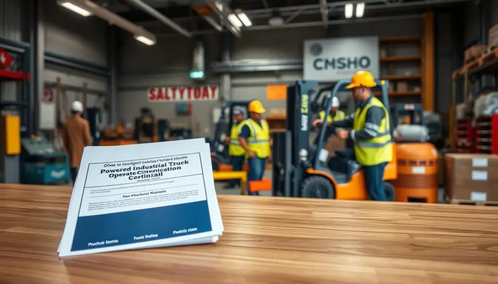 powered industrial truck training certification process