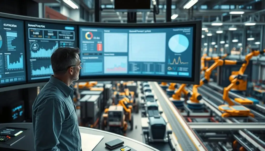 Telematics dashboard showing predictive maintenance alerts integrated with parts forecasting