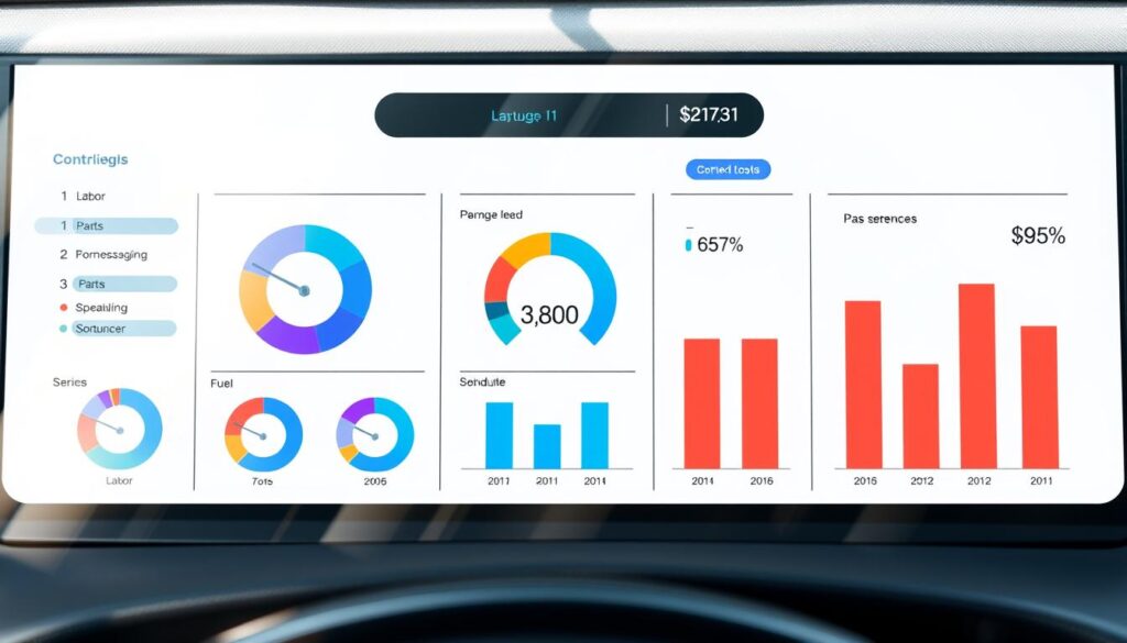 Preventive maintenance costs breakdown for commercial fleets