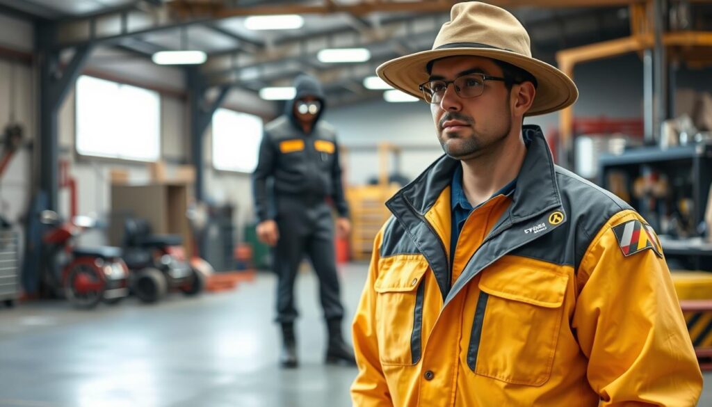 Protective clothing options designed for heat stress prevention in diesel repair work