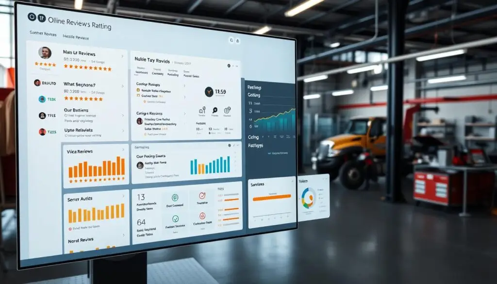 review monitoring diesel shops dashboard