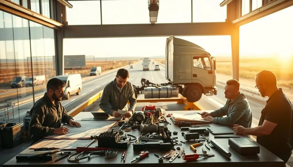 roadside truck repair strategy planning