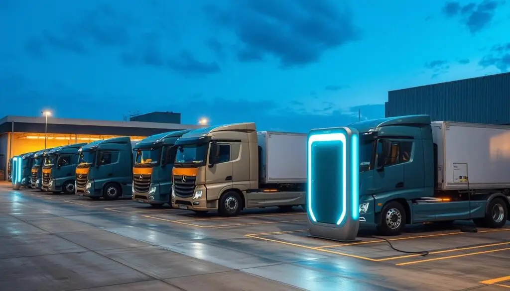 truck fleet charging infrastructure