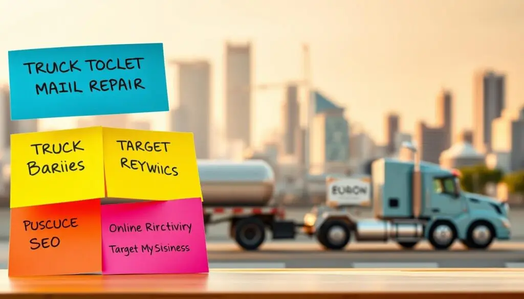 truck repair keywords strategy for local SEO