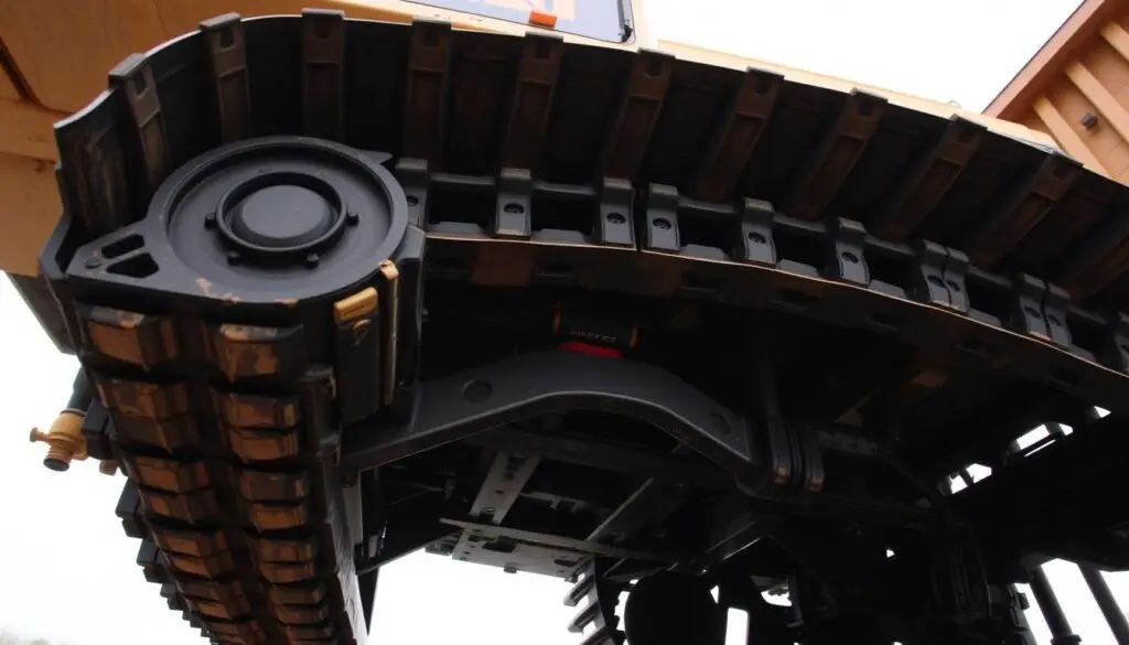 undercarriage component wear assessment on tracked excavators and bulldozers