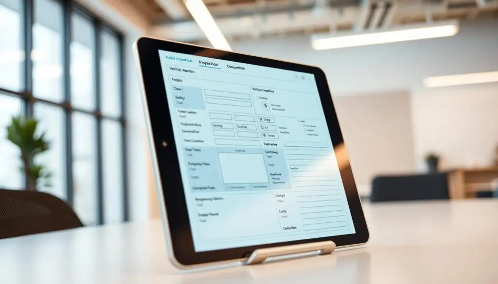 vehicle inspection reports documentation system with organized filing