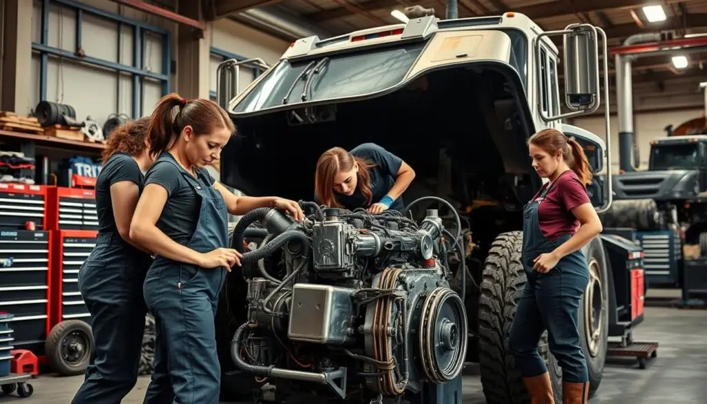 women diesel technicians