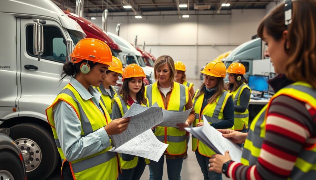 Women in trucking industry CDL training programs developing next generation drivers