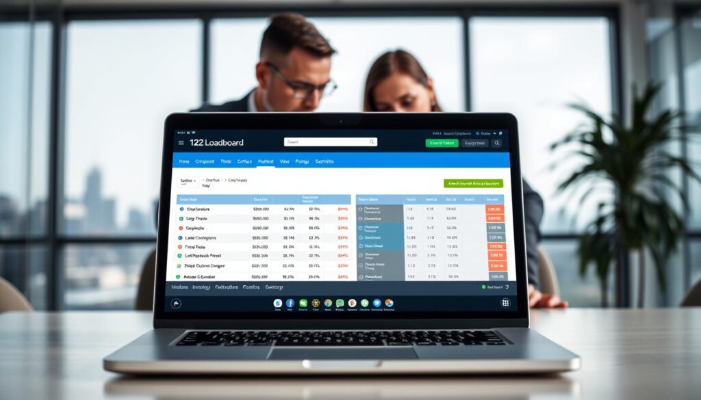 123Loadboard mobile and desktop interface showing budget-friendly features