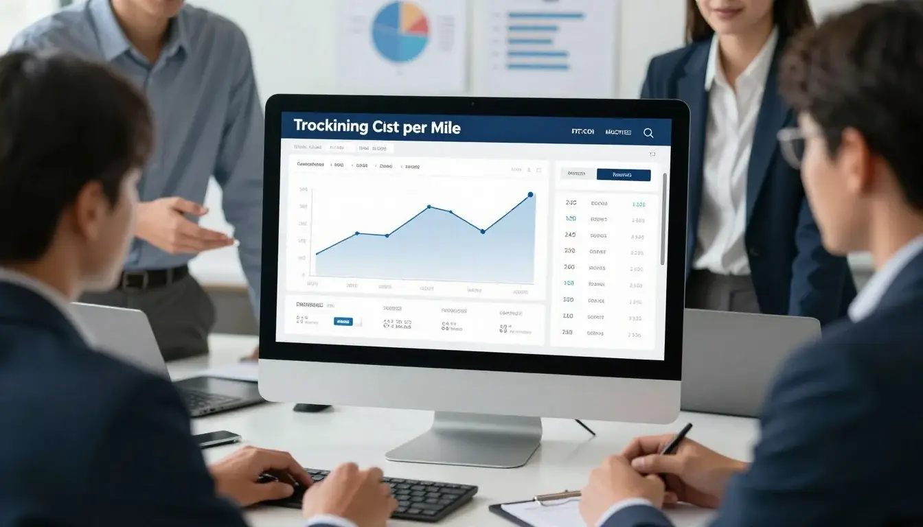 Trucking cost per mile calculator showing cost breakdown for owner-operators and fleet managers