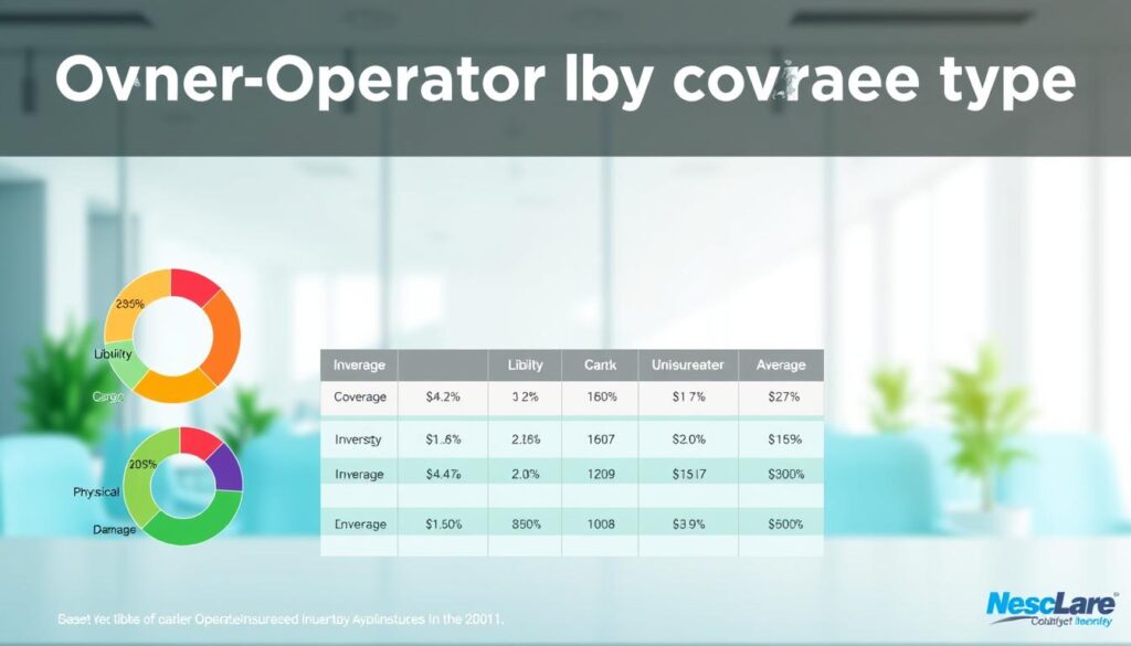 Insurance cost breakdown chart showing premium ranges for different coverage types