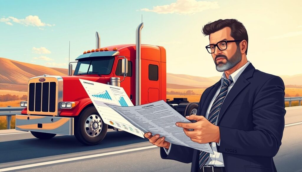 Visual breakdown of Section 179 deduction and MACRS depreciation schedules for commercial trucks