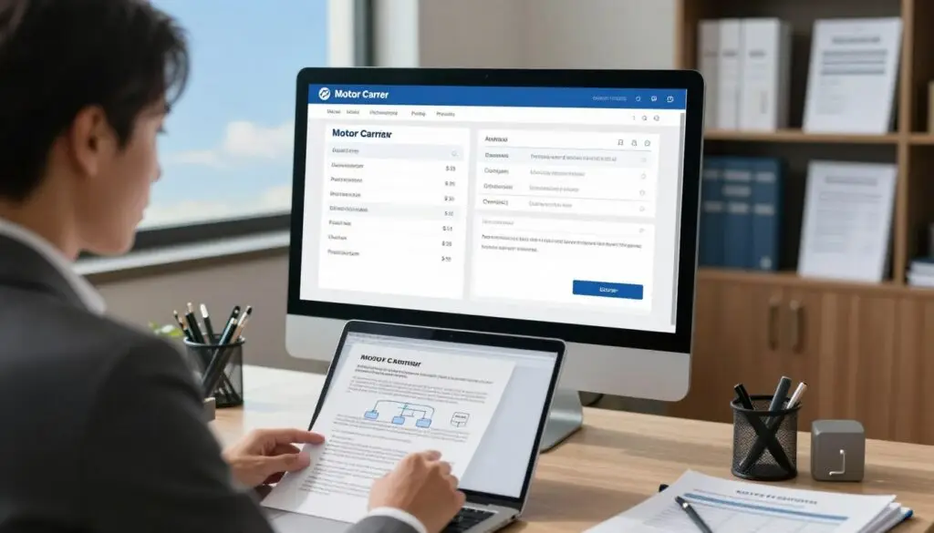 FMCSA identity verification