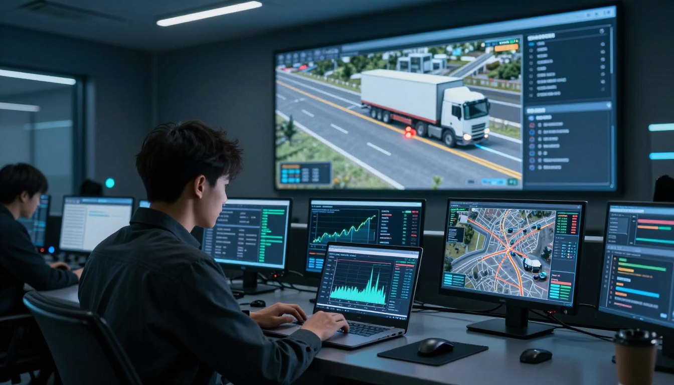 Visualization of GPS spoofing methods used in modern cargo theft operations