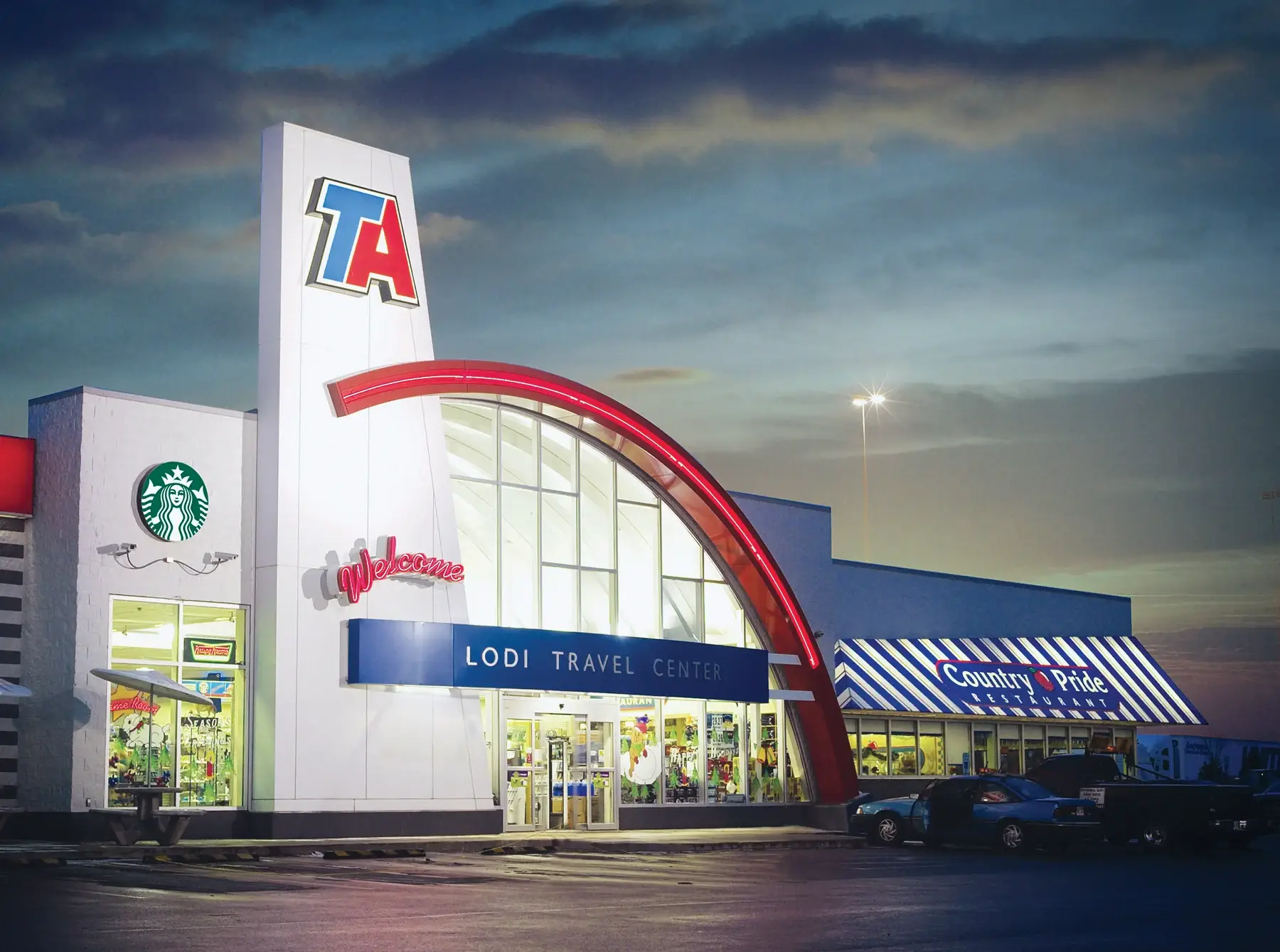 TravelCenters of America nationwide network of travel centers serving commercial fleets