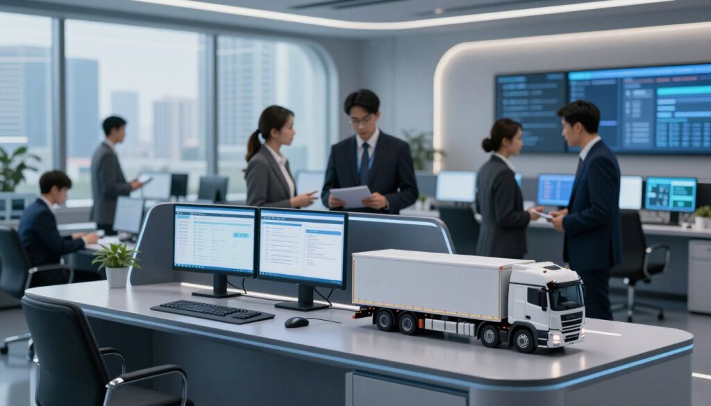 Federal and state regulatory framework diagram for autonomous truck compliance