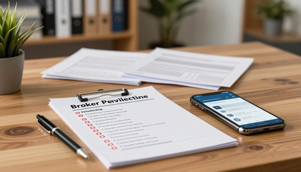 Checklist showing red flags owner-operators should watch for when verifying broker legitimacy