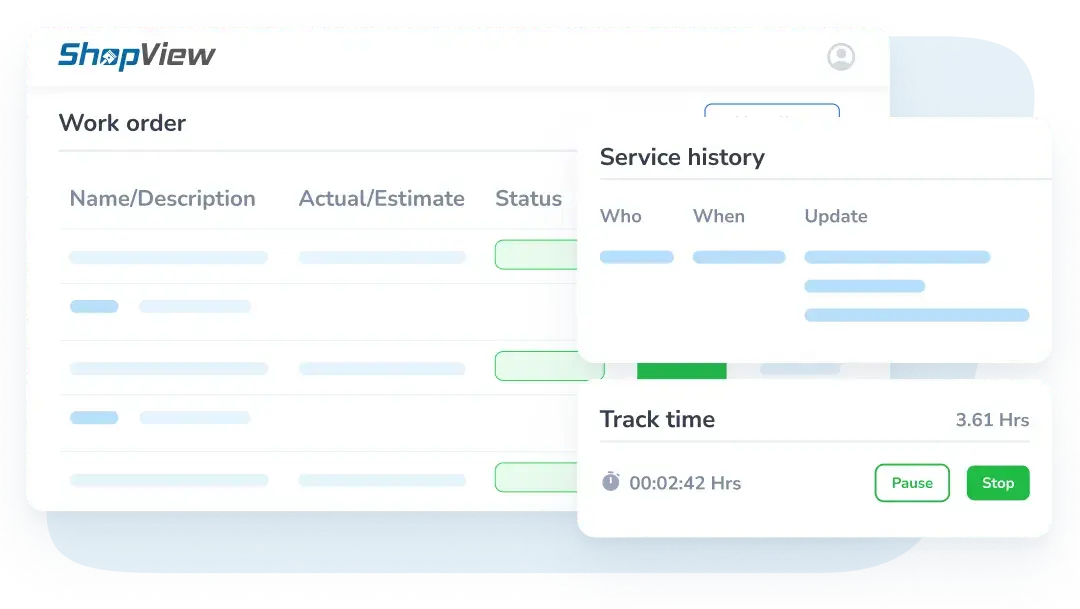 ShopView AI-powered assistant for heavy-duty repair shop management