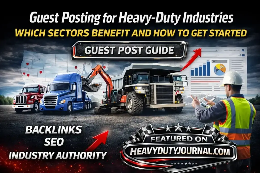 Guest posting for heavy-duty industries
