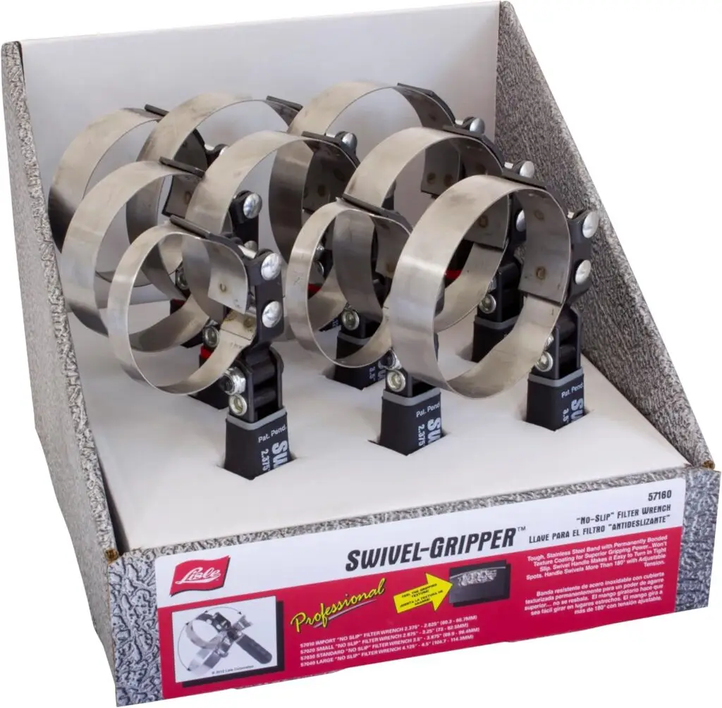 Lisle 57160 Swivel Gripper, 9 Pk