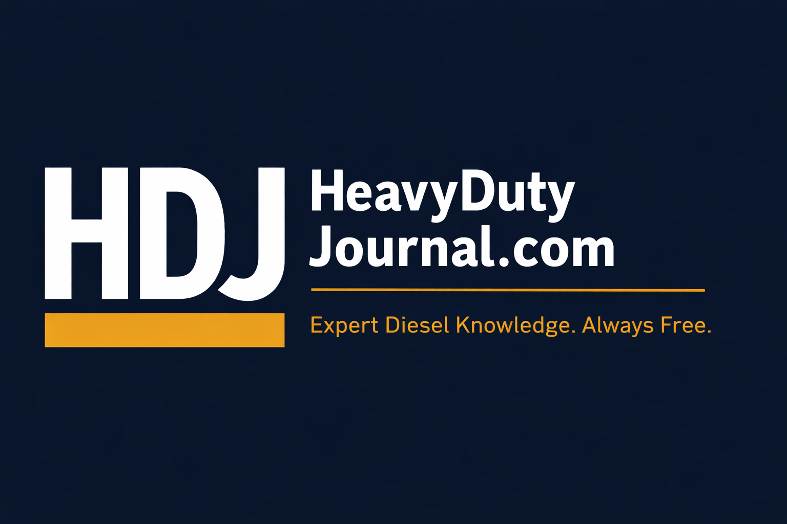 Heavy Duty Journal Large Logo