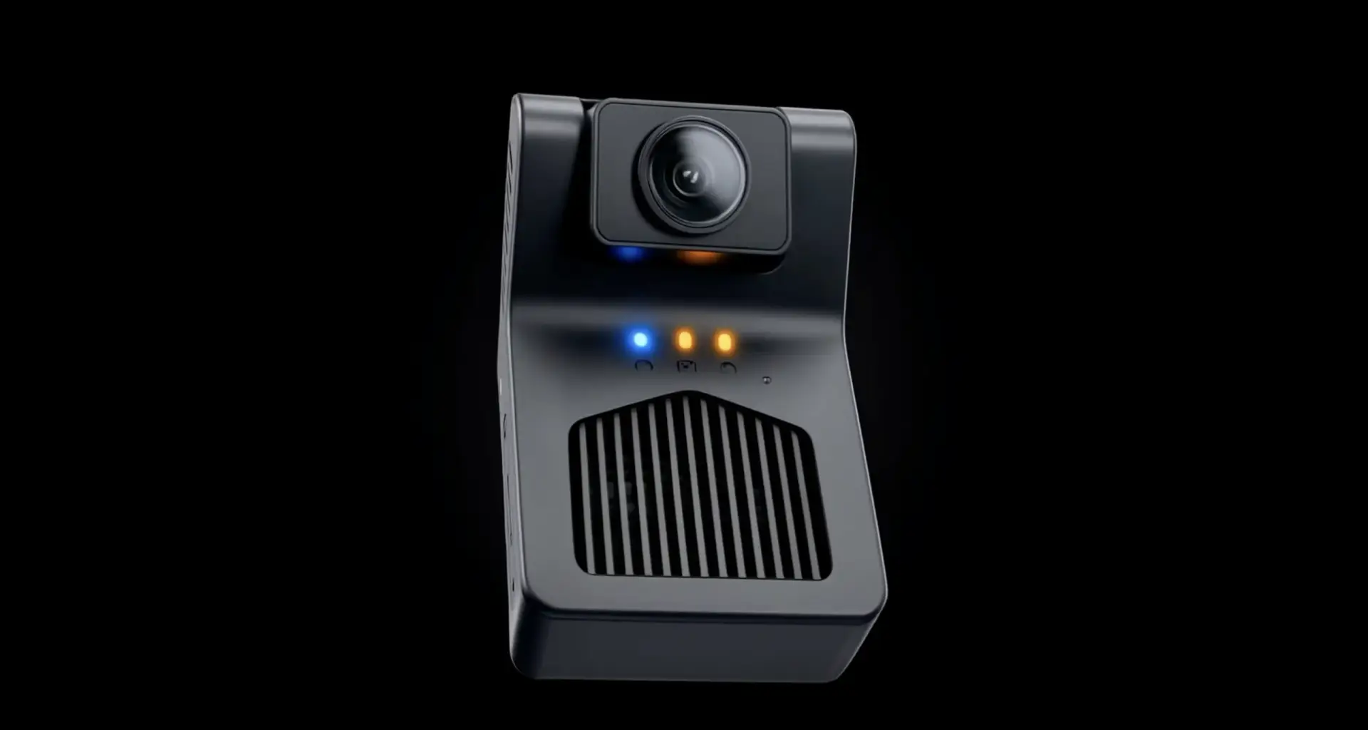 Matrack AI Fleet Dashcam hardware, front and rear view